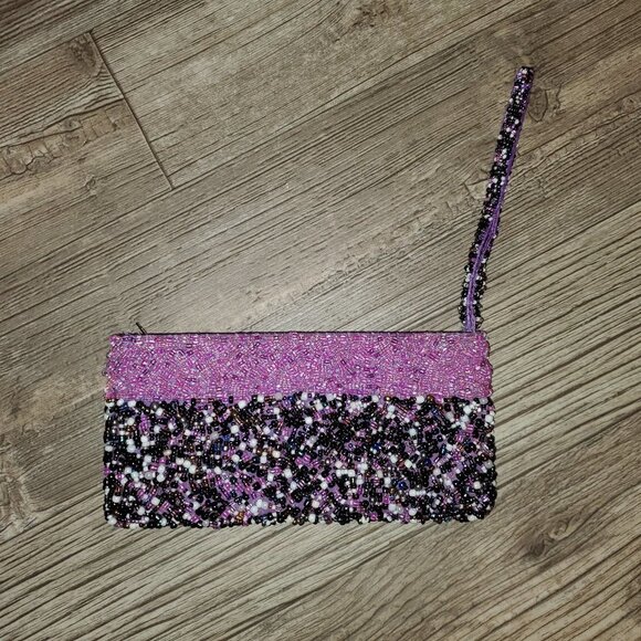 Hand Crafted Handbags - My Purple Rain Purse - Real beads, Hand made! 👨🏼